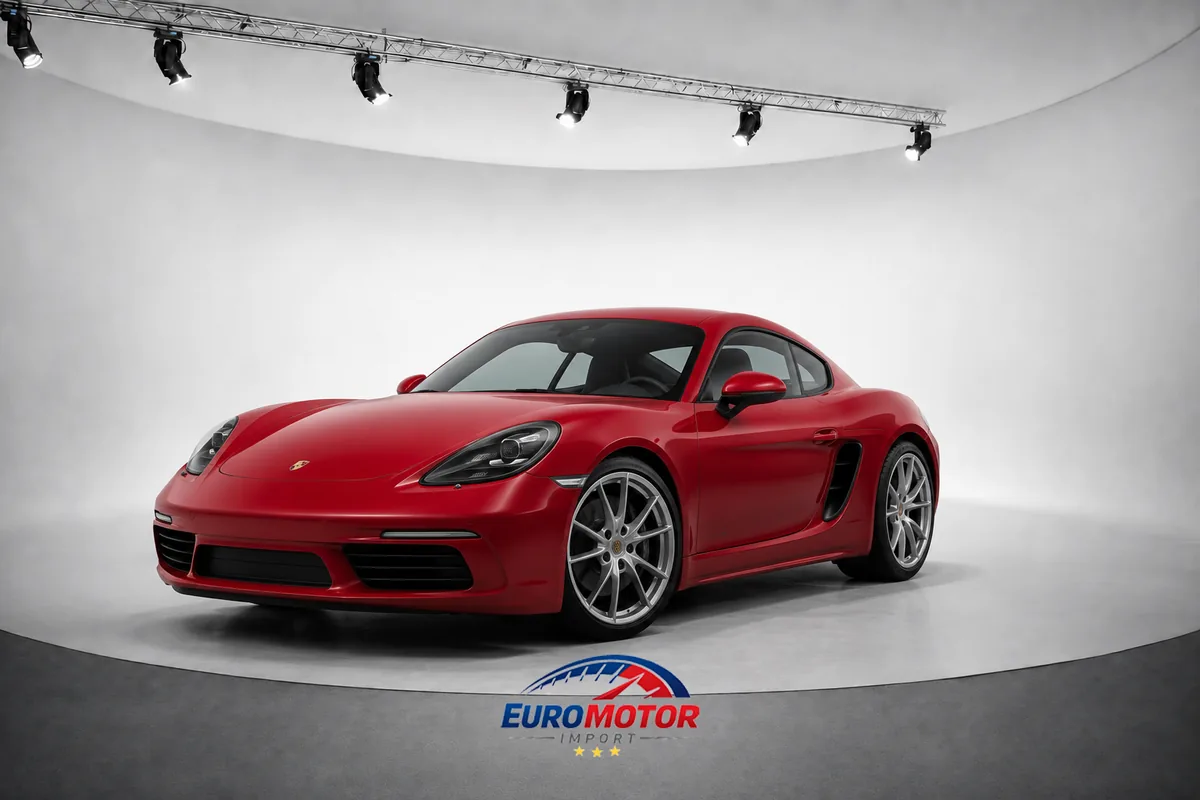 Porsche 718 Cayman como ejemplo de deportivo de importación desde Europa